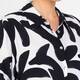 Yoek Shirt Dress Print Black and White