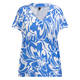 Yoek Top Print Blue 