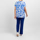 Yoek Top Print Blue 
