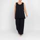 Yoek Chiffon Sleeveless Top Black