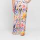Yoek Floral Print Pull-On Trouser