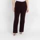 Yoek Pull-On Jersey Trousers Brown 