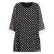 Yoek Polka Dot Tunic Black 