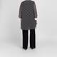 Yoek Polka Dot Tunic Black 