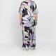 Yoek Satin Pastel Floral Print Tunic 