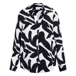 Yoek Tunic Print Black and White  - Plus Size Collection