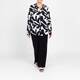 Yoek Tunic Print Black and White 