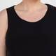 Yoek Satin Jersey Vest Black 