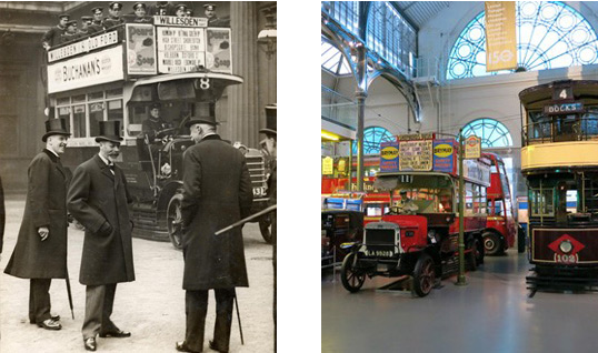 London Transport Museum near BEIGE