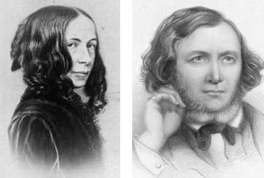 Elizabeth and Robert Browning (Marylebone)