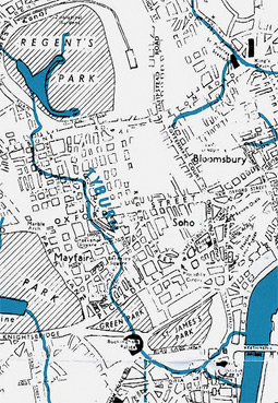 Tyburn Stream plan (Marylebone)