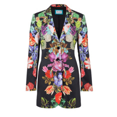 Rof Amo floral long line jacket