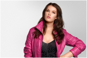 Verpass pink leather jacket