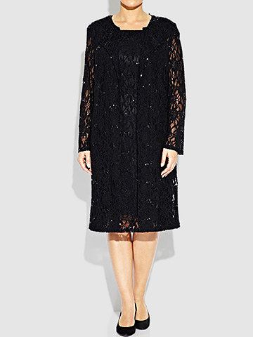 Select - Cocktail dress and coat ensemble