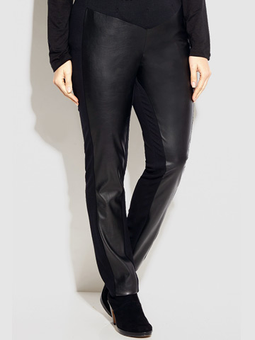 BEIGE - Fluid jersey trousers