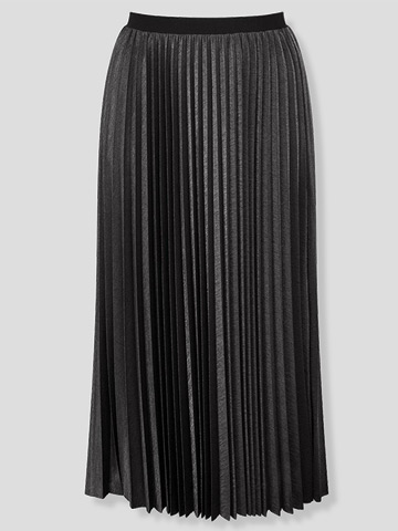 Marina Rinaldi - metallic pleated maxi skirt