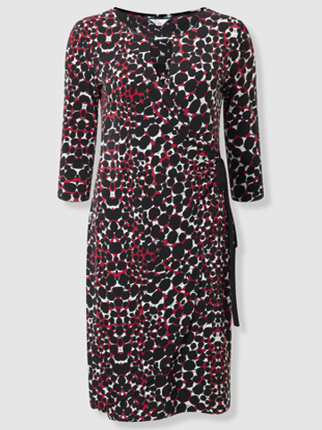 Tia - Jersey wrap dress