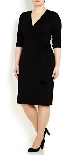 Beige Wrap Dress