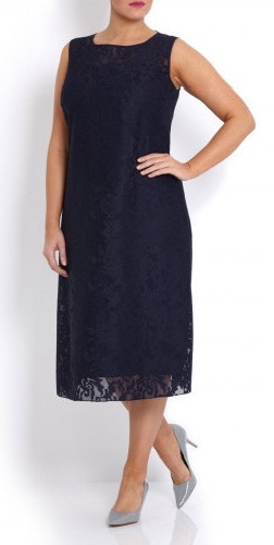 Navy Tulle Dress