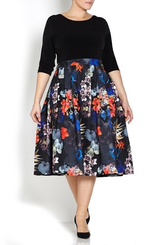 Beige Label Floral Print Dress