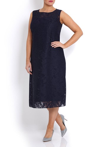 Marina Rinaldi Elegante Dress Damasco