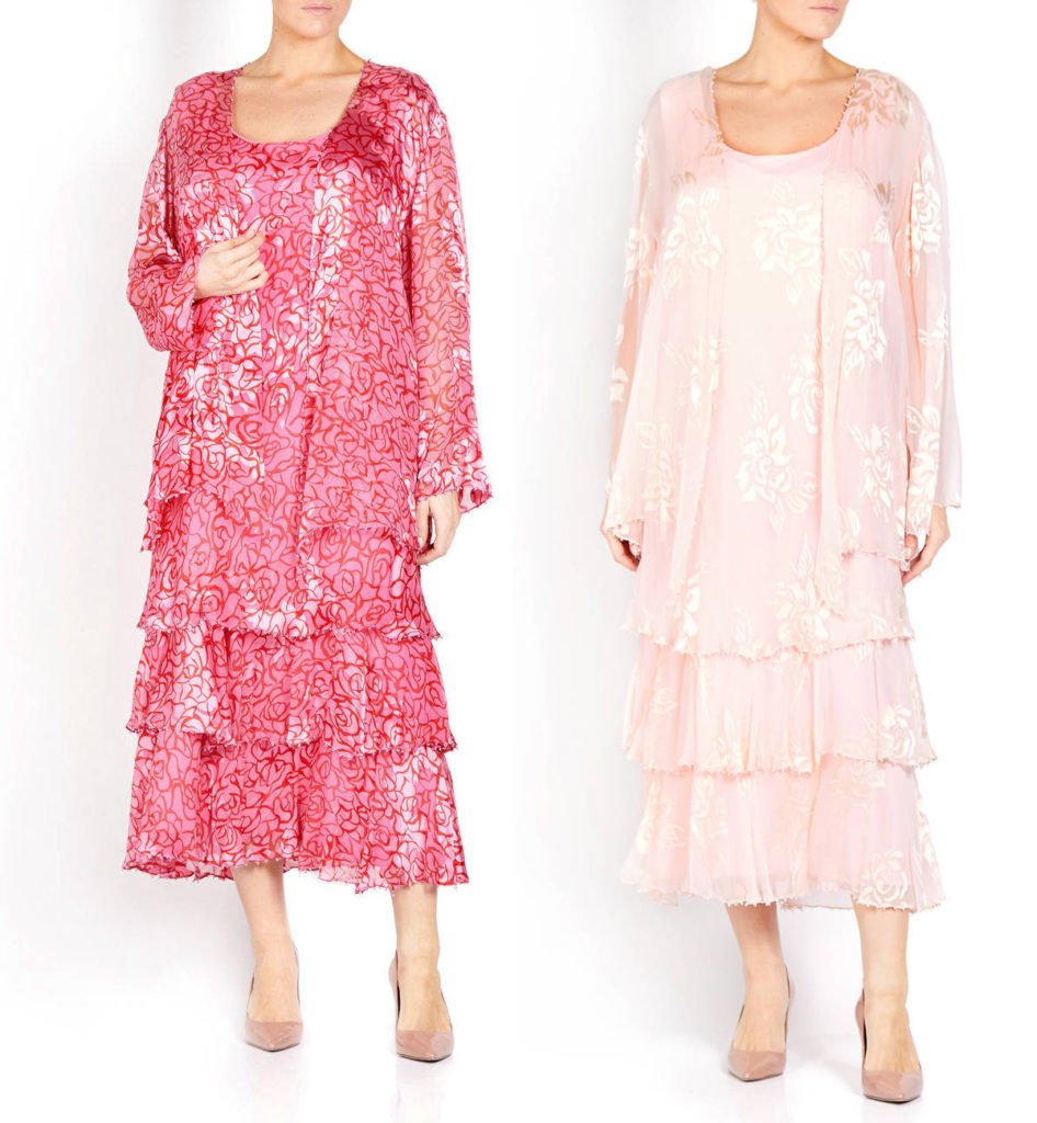 Capri Georgette Dress and Duster Coat