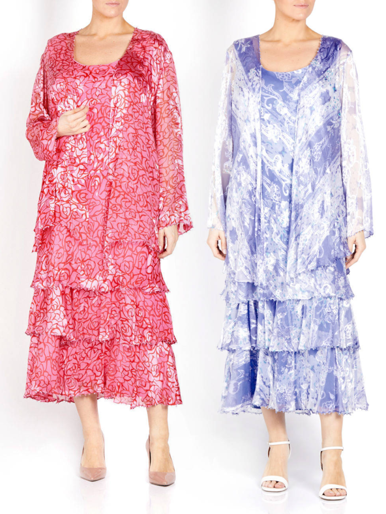 CAPRI GEORGETTE DRESS AND DUSTER COAT
