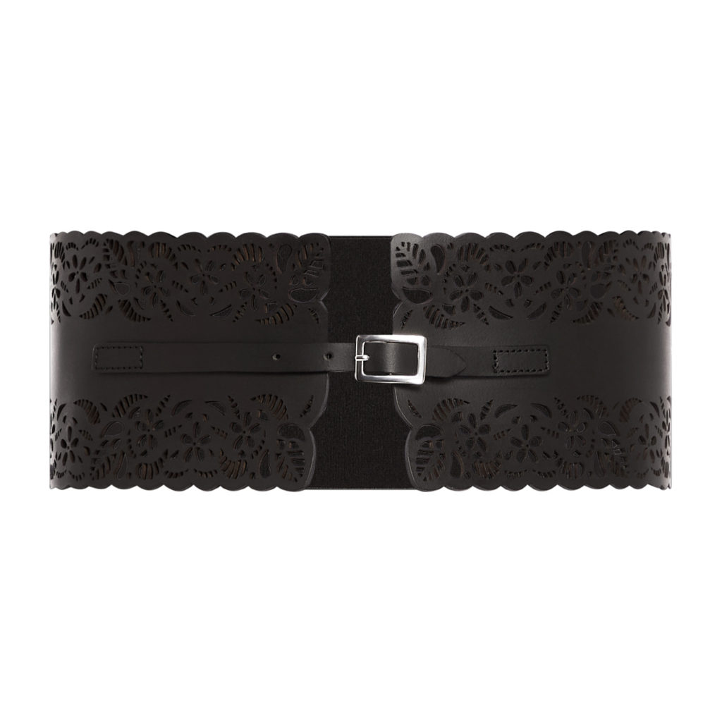 Marina Rinaldi Cut Out Leather Belt