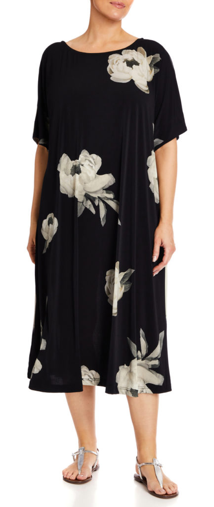 Alembika Reversable Stretch Jersey Dress Grey 