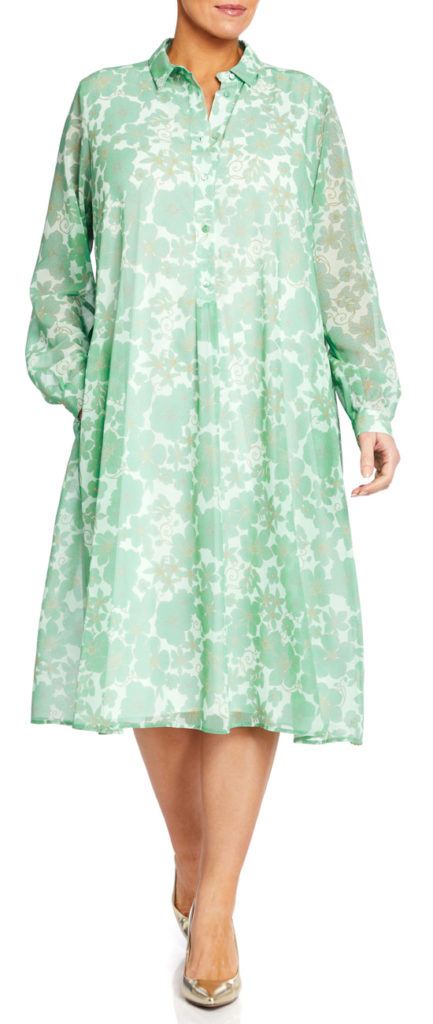 Marina Rinaldi Printed Dress Green 