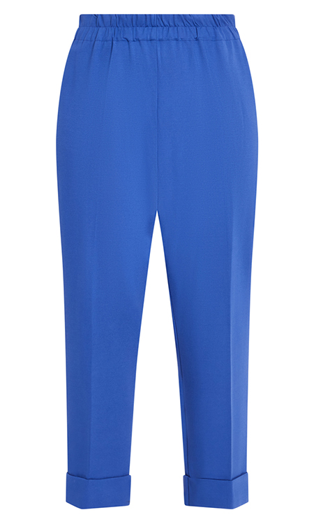 Luisa Viola Punto Milano Jersey Trousers Bluette