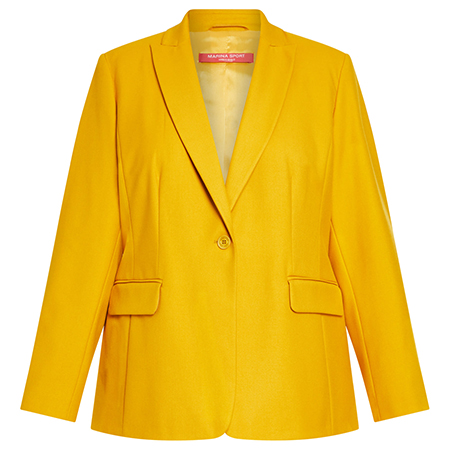 Elena Miro Check Blazer Cinnamon 
Marina Rinaldi Jersey Blazer Ochre
