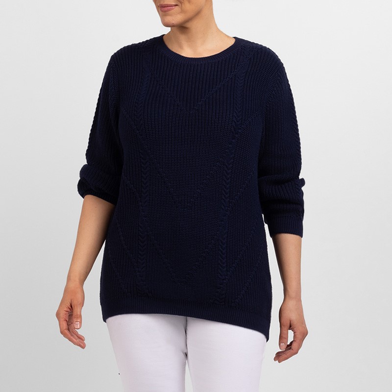 Beige Ribbed Sweater