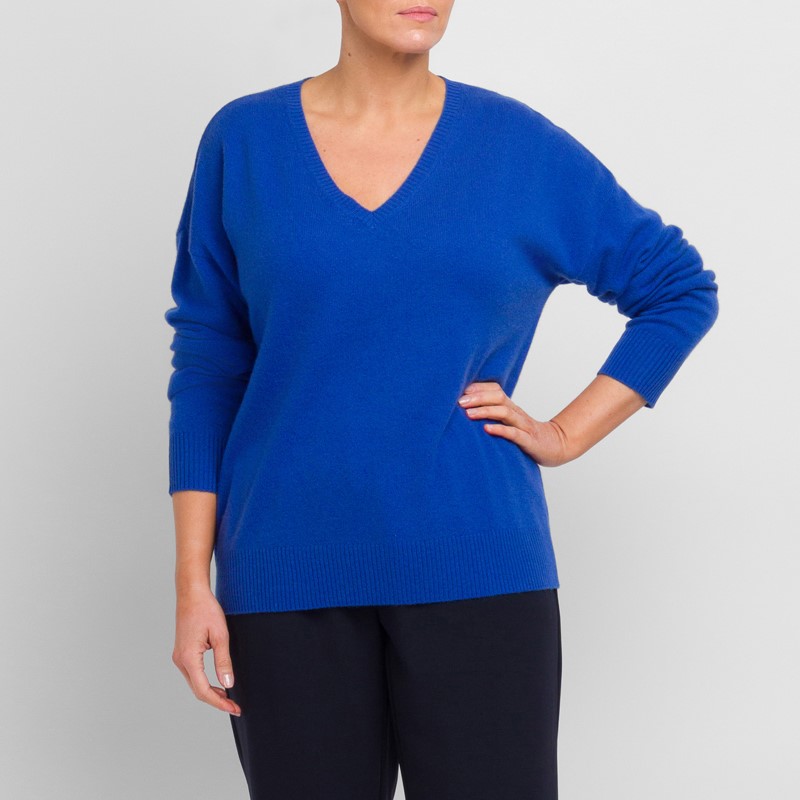 Sandra Portelli V-Neck Cashmere Knitted Tunic