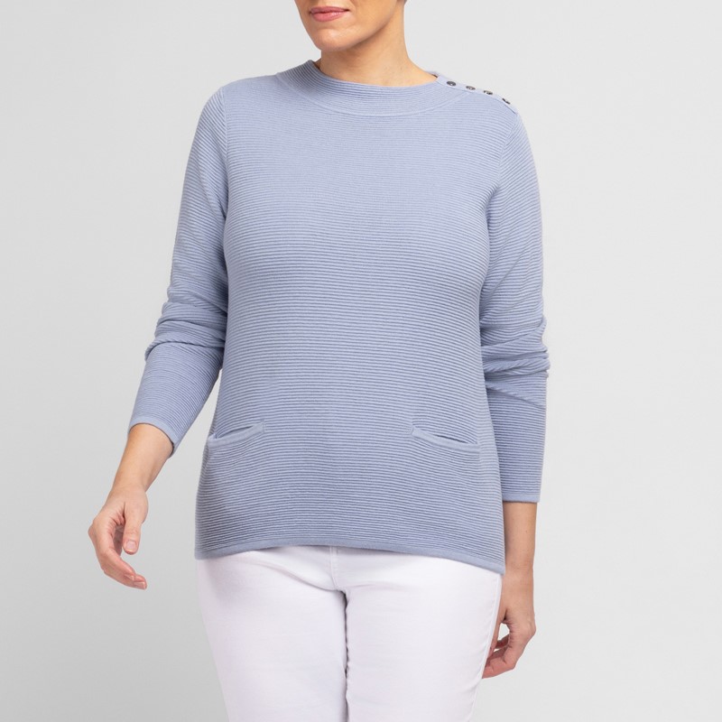 Beige Round Neck Sweater