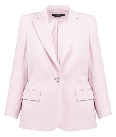 Marina Rinaldi Jewel Button Blazer