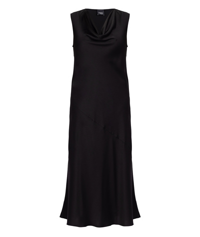Persona by Marina Rinaldi Satin Cowl Neck Dress